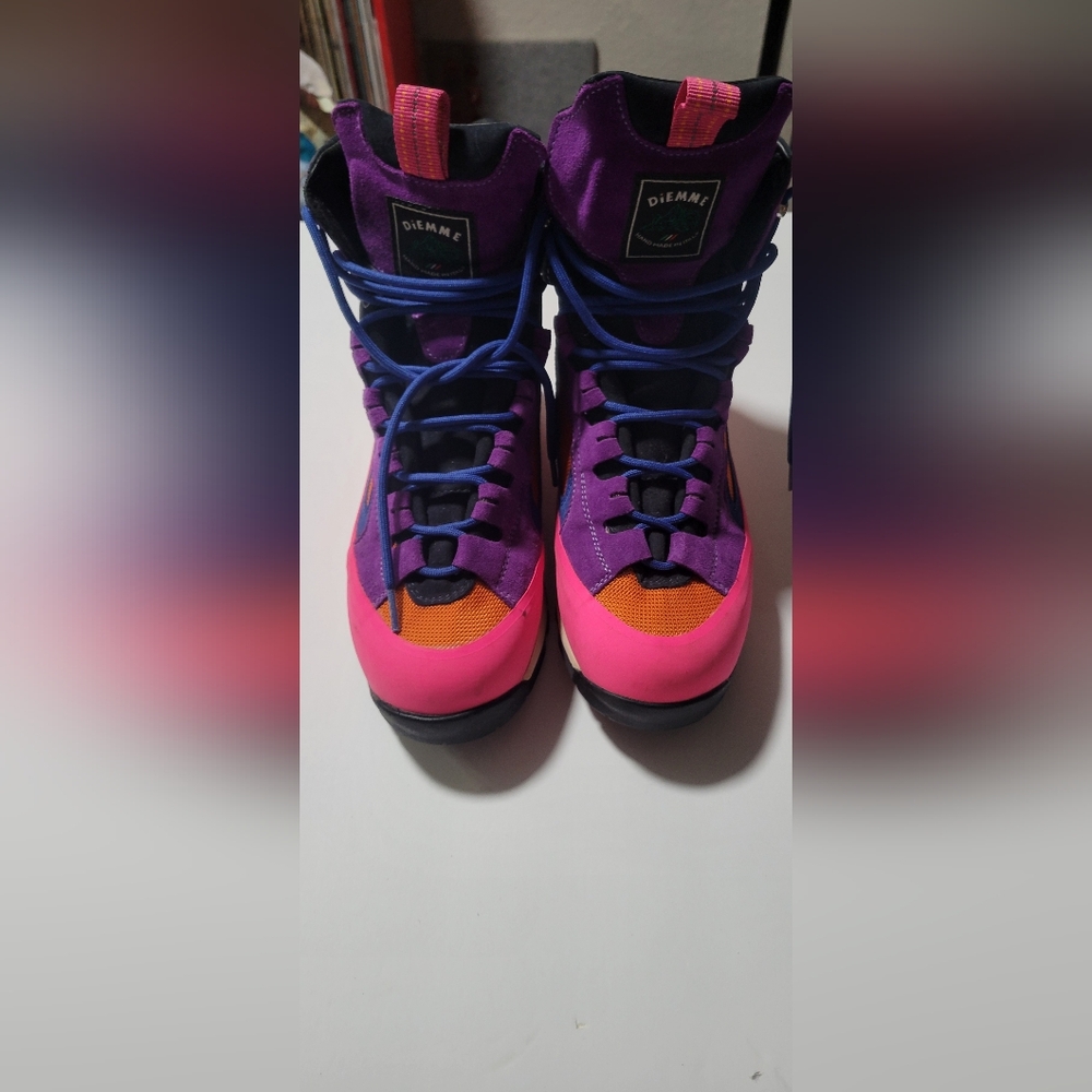 Diemme Women's Pink and Purple Hiking Boots
